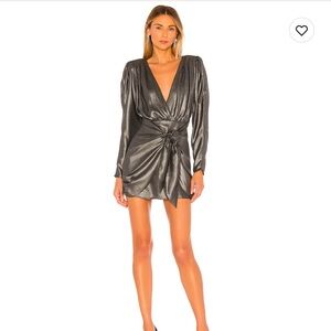 L’Academia The Dore Mini Dress - Silver. Only been worn 1 time. In great shape